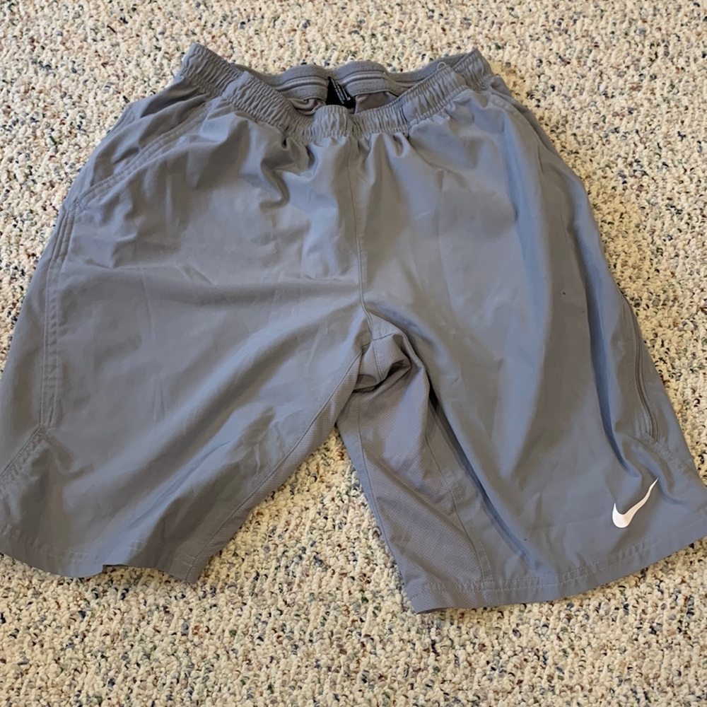 Grey Nike Dri-Fit Shorts